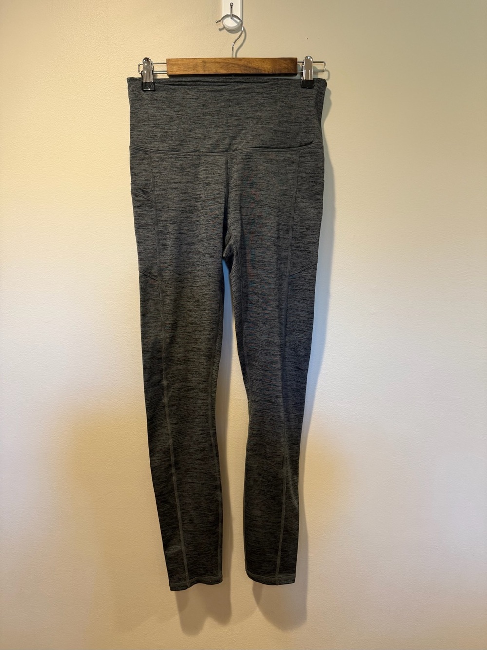 GAIAM Dark Charcoal Heather High-Waist Leggings